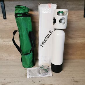 OXYGEN Gima Oxygen Cylinder 3, with reducer and cover - UNI - empty