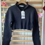 jumper Bnwt Zara navy cropped long sleeve jumper size small Image 7
