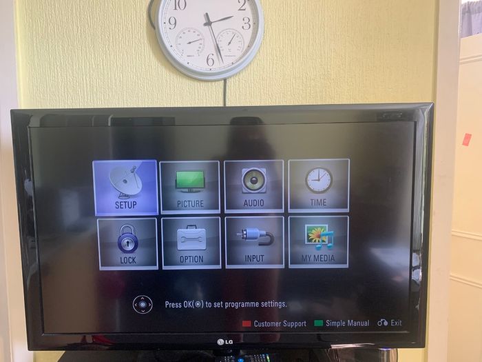 LG 42-inch television in perfect condition