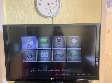 LG 42-inch television in perfect condition