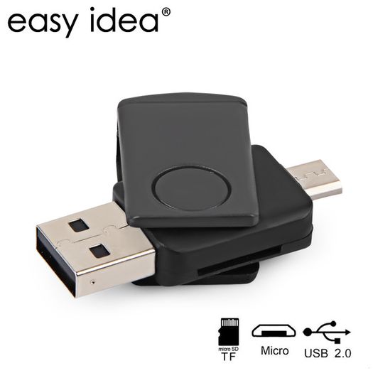 Sd card reader micro usb and usb