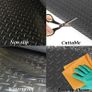Rubber Garage Floor Mats 1M x 5M / 3.3Ft x 16.4Ft Anti-Slip Diamond Plate Mat 3mm Thick Heavy Duty Commercial Flooring Mat Roll for Under Car, Gym, Garage, Warehouse, Black Image 6