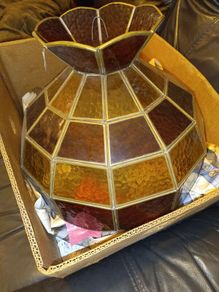 Stained glass lamshade
