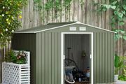 Garden Shed 9x6 ft Light Green