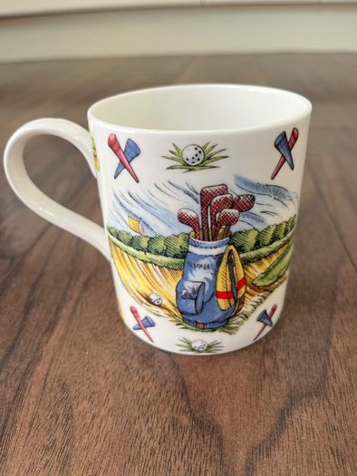 Golf Bone China Mug