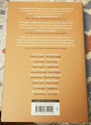 The Taoiseach: A Century Of Political Leadership by Ian Dale (Signed By Author)