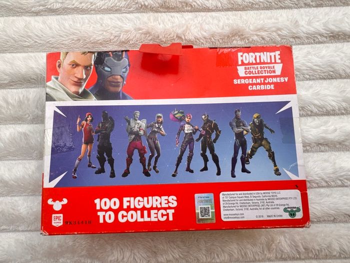 Fortnite Battle Royale Collection Sergeant Jonesy And Carbide Mini Figures Damaged Box Please see photos