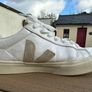Veja campo women's trainers UK6 - white / beige Image 7
