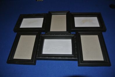 Picture Frame - Holds Six Pictures