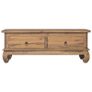 TV Cabinet 110x35x40 cm Solid Teak Wood Image 7