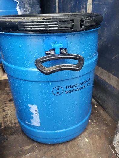 plastic barrels