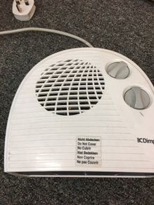 Dimples Dual Electric Fan Heater - Cool or Warm Air