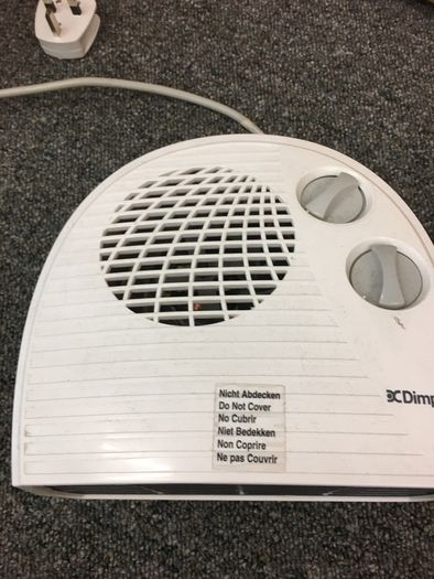 Dimples Dual Electric Fan Heater - Cool or Warm Air