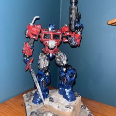 Optimus prime resin statue