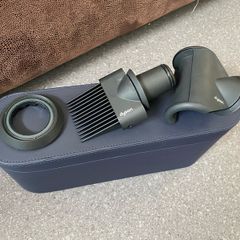 Dyson Supersonic Dark Blue Hairdryer Storage Case Box With Attachments