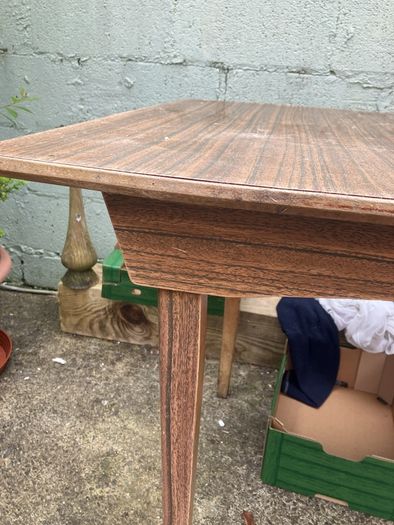 Old table and chairs