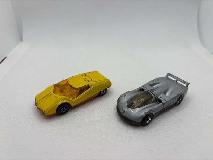 Vintage Matchbox Super Fast Datsun and Oldsmobile