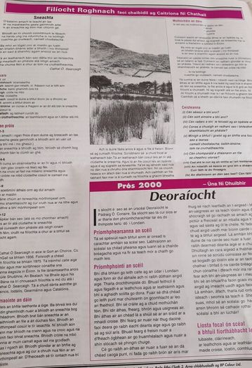 Gaeilge magazine from 2000