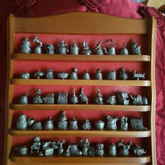 54 Pewter Thimble Collection