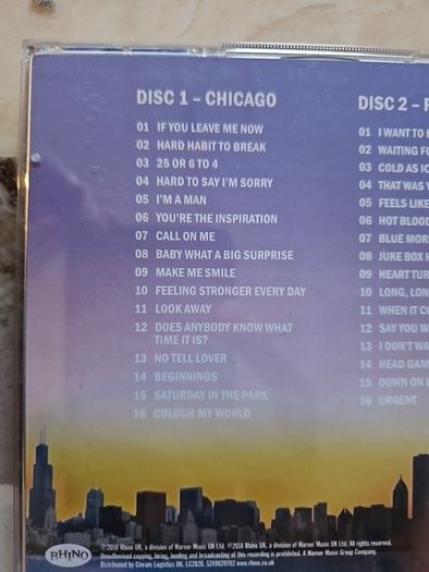 Chicago & Foreigner 2CD  - The Very Best Of