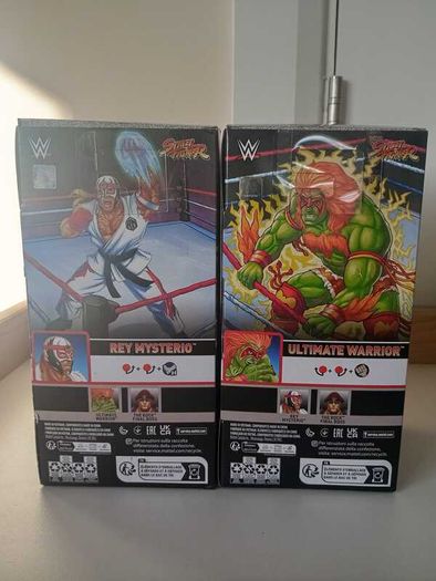 WWE x Street Fighter Elite Figures  Rey Mysterio & Ultimate Warrior