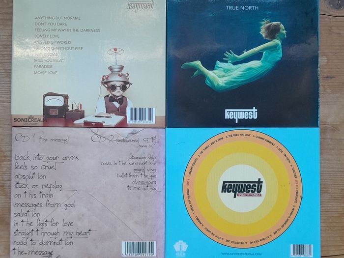 6 Keywest CD's - All Signed By Band