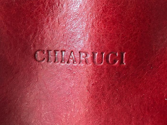 Red Leather Italian Made Handbag