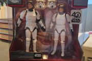 Star Wars Disney Elite Han Solo and Luke Skywalker Stormtrooper twin figure pack