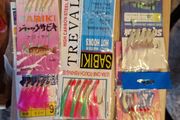 Mackerel fishing feathers 6hooks 7packs for 10euro
