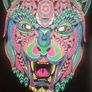 Neon graphic t shirt size medium Image 2