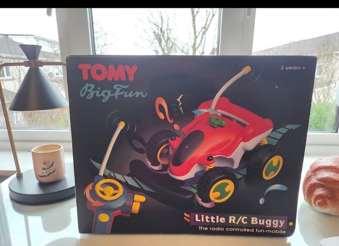 Vintage 1990 Tomy Little R/C Buggy - Remote Control Car