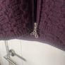 Aran Crafts Damson Marino Wool Hooded Cardigan /Coat Image 4