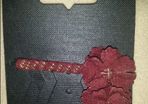 Brand new Evita Peroni suede hair clips Postage included