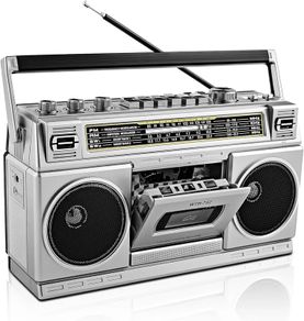 80s style retro boombox