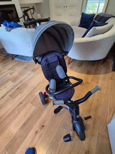 QPlay Rito Star Folding Trike Grey