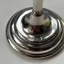 Vintage silver-plated bud vase featuring an Art Nouveau crocus and tulip design Image 7
