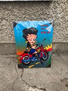Large Betty Boop Framed Print