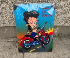 Large Betty Boop Framed Print
