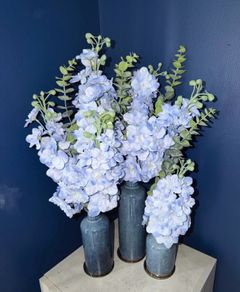 Artificial flowers & vase