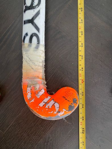 Hockey sticks;  bags & shin guards