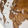 Wall Wooden Decor 3D Classic World Map Image 3