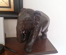 wooden elephant