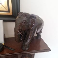 wooden elephant