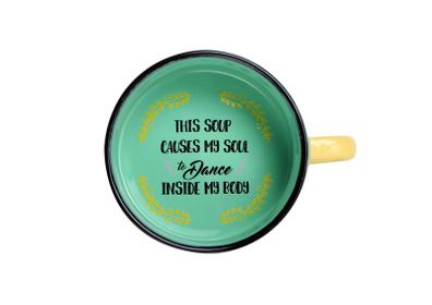 Retro Soup Mug 340ml Green