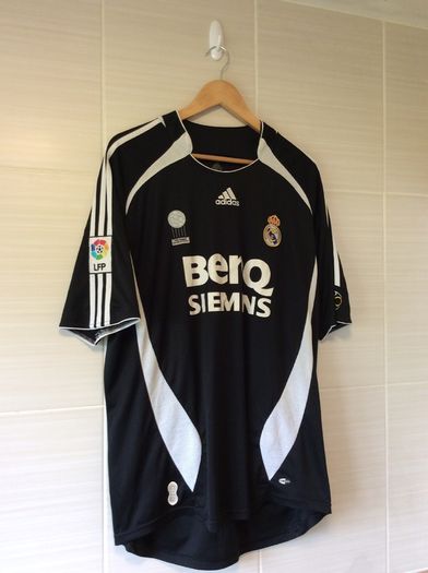Real Madrid Jersey. Official Adidas Mens Away Jersey Season 2006-2007. Original From The Time. Not A Modern Remake.
