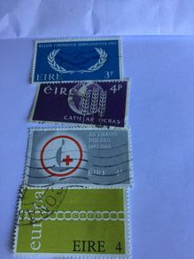 4 Irish stamps