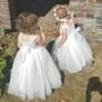 Flower girl dress ivory size 2 year old Image 5