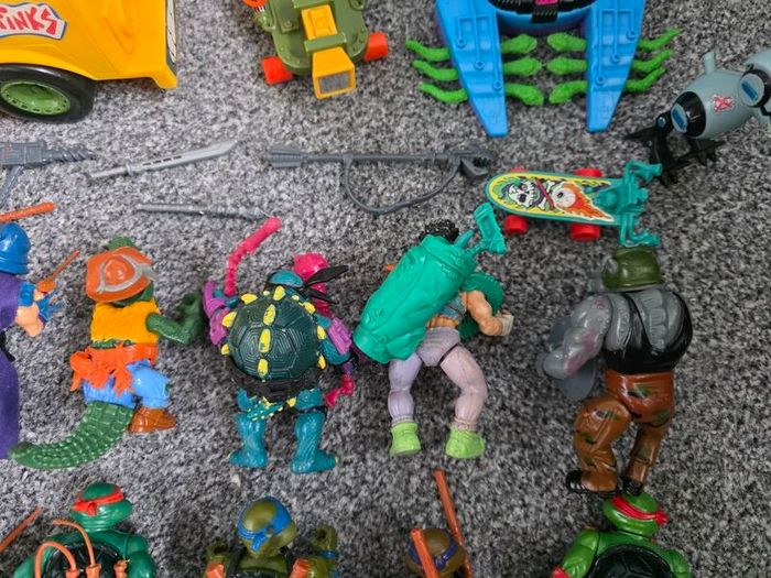 Teenage mutant teenage turtles 1980s vintage toys