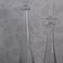 2 Newbridge Home Glass Pillar Candlesticks. Image 3