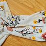 Floral top, Cut-out Shoulder Image 5